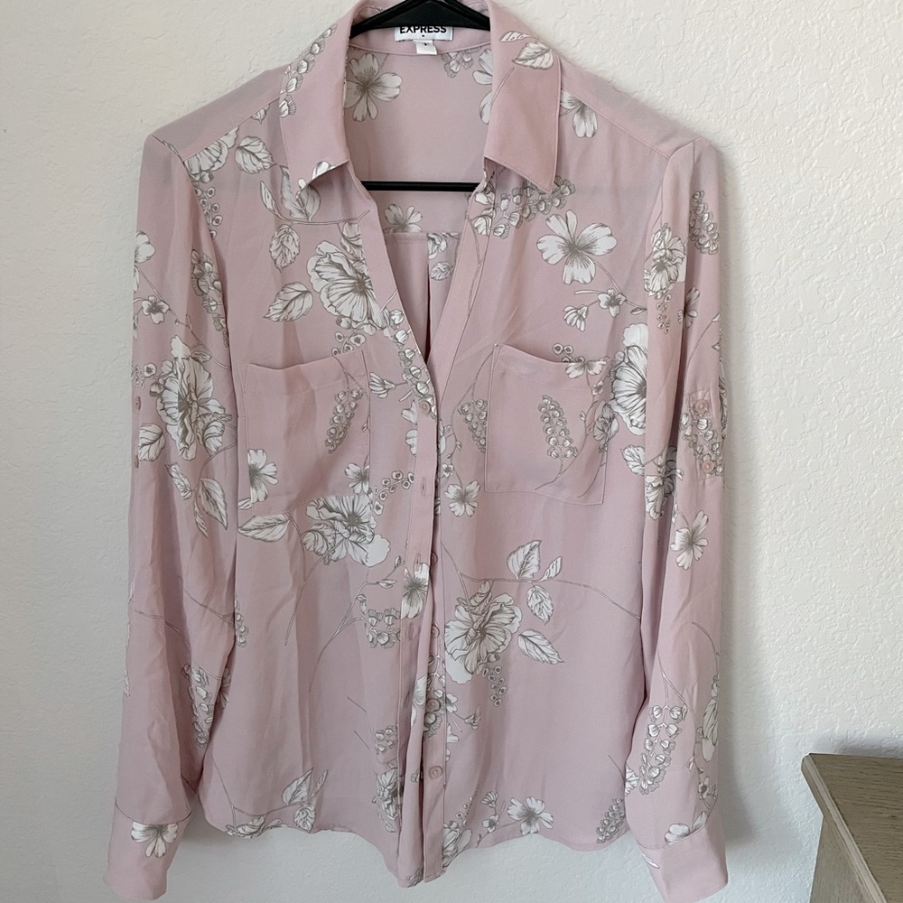 Express Long sleeve Portofino Blouse